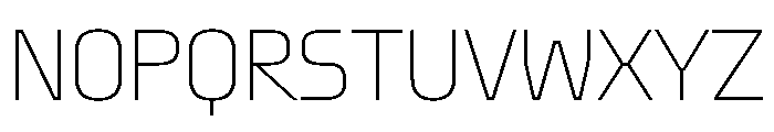 OddityVAR CondensedThin Instance Font UPPERCASE