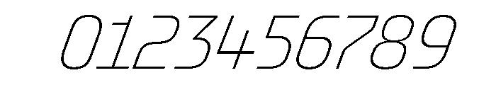 OddityVAR CondensedThinItalic Instance Font OTHER CHARS