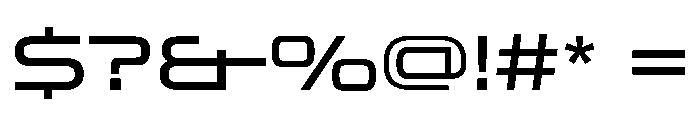 OddityVAR Expanded Instance Font OTHER CHARS