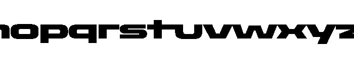OddityVAR ExpandedExtraBlack Instance Font LOWERCASE
