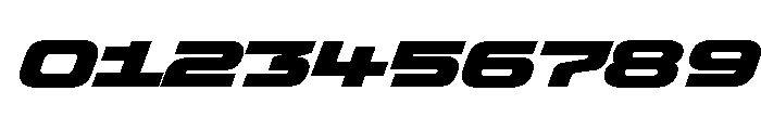 OddityVAR ExpandedExtraBlackItalic Instance Font OTHER CHARS