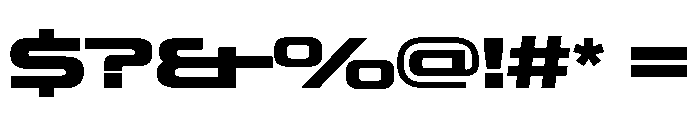 OddityVAR ExpandedExtraBold Instance Font OTHER CHARS