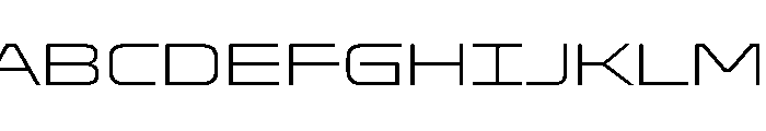 OddityVAR ExpandedExtraLight Instance Font UPPERCASE