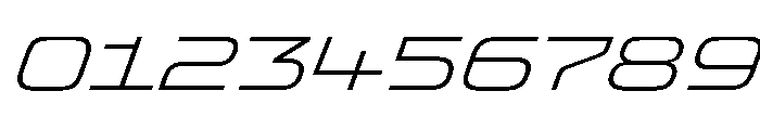 OddityVAR ExpandedExtraLightItalic Instance Font OTHER CHARS