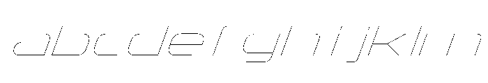 OddityVAR ExpandedHairlineItalic Instance FONT