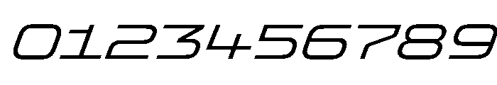 OddityVAR ExpandedLightItalic Instance Font OTHER CHARS