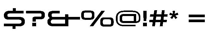 OddityVAR ExpandedMedium Instance Font OTHER CHARS