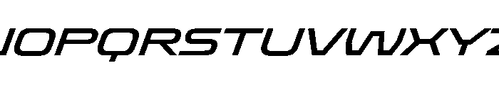 OddityVAR ExpandedMediumItalic Instance Font UPPERCASE
