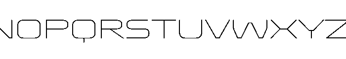 OddityVAR ExpandedThin Instance Font UPPERCASE