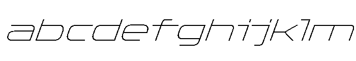 OddityVAR ExpandedThinItalic Instance FONT