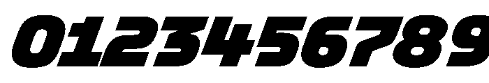 OddityVAR ExtraBlackItalic Instance Font OTHER CHARS