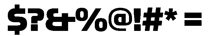 OddityVAR ExtraBold Instance Font OTHER CHARS