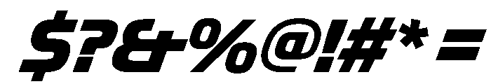 OddityVAR ExtraBoldItalic Instance Font OTHER CHARS