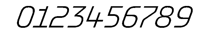 OddityVAR ExtraLightItalic Instance Font OTHER CHARS