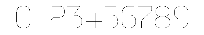 OddityVAR Hairline Instance Font OTHER CHARS
