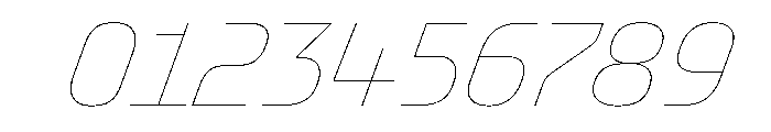 OddityVAR HairlineItalic Instance Font OTHER CHARS