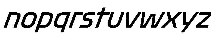OddityVAR Italic Instance Font LOWERCASE