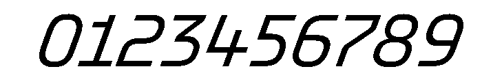 OddityVAR LightItalic Instance Font OTHER CHARS