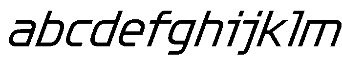 OddityVAR LightItalic Instance FONT