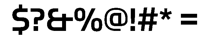 OddityVAR Medium Instance Font OTHER CHARS