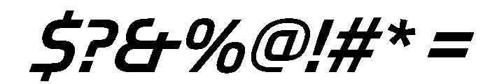 OddityVAR MediumItalic Instance Font OTHER CHARS