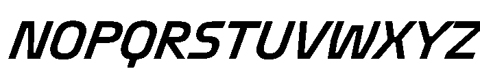 OddityVAR MediumItalic Instance Font UPPERCASE