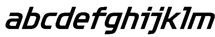 OddityVAR MediumItalic Instance FONT