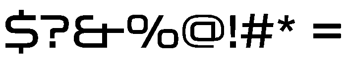 OddityVAR SemiExpanded Instance Font OTHER CHARS