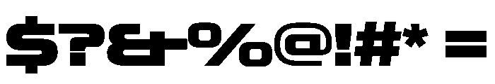 OddityVAR SemiExpandedBlack Instance Font OTHER CHARS
