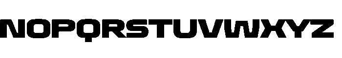 OddityVAR SemiExpandedBlack Instance Font UPPERCASE