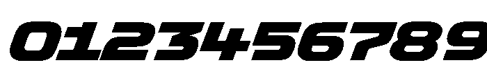 OddityVAR SemiExpandedBlackItalic Instance Font OTHER CHARS