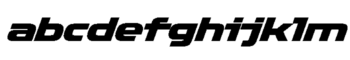 OddityVAR SemiExpandedBlackItalic Instance FONT