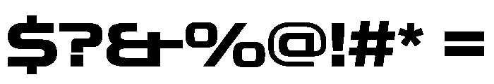 OddityVAR SemiExpandedBold Instance Font OTHER CHARS