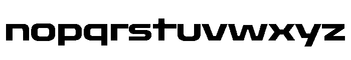 OddityVAR SemiExpandedBold Instance Font LOWERCASE