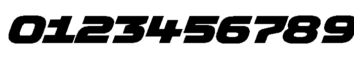 OddityVAR SemiExpandedExtraBlackItalic Instance Font OTHER CHARS