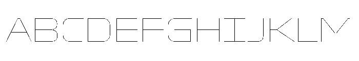 OddityVAR SemiExpandedHairline Instance Font UPPERCASE
