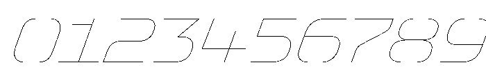 OddityVAR SemiExpandedHairlineItalic Instance Font OTHER CHARS