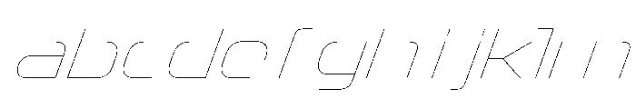 OddityVAR SemiExpandedHairlineItalic Instance FONT