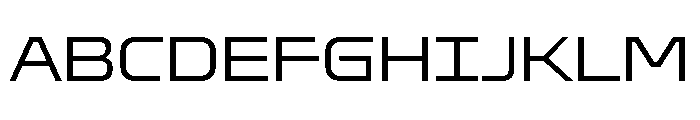 OddityVAR SemiExpandedLight Instance Font UPPERCASE