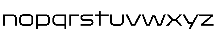 OddityVAR SemiExpandedLight Instance Font LOWERCASE