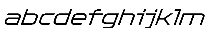 OddityVAR SemiExpandedLightItalic Instance FONT