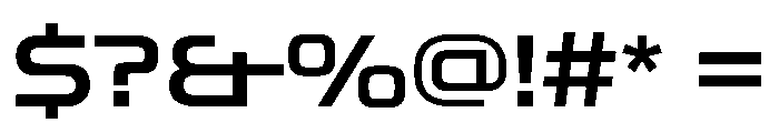 OddityVAR SemiExpandedMedium Instance Font OTHER CHARS