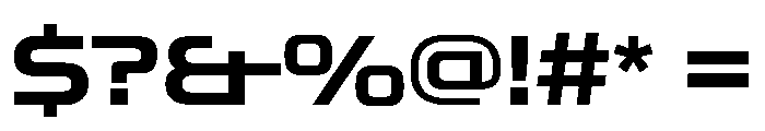 OddityVAR SemiExpandedSemiBold Instance Font OTHER CHARS