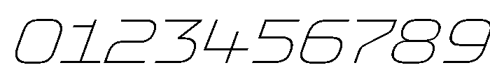 OddityVAR SemiExpandedThinItalic Instance Font OTHER CHARS