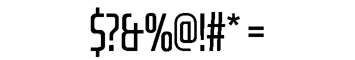 OddityVAR UltraCondensed Instance Font OTHER CHARS