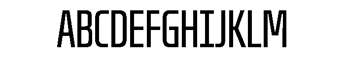 OddityVAR UltraCondensed Instance Font UPPERCASE