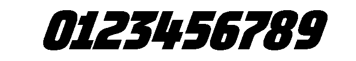 OddityVAR UltraCondensedBlackItalic Instance Font OTHER CHARS