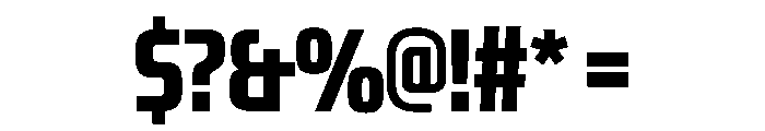 OddityVAR UltraCondensedBold Instance Font OTHER CHARS