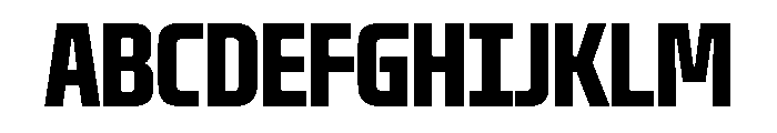 OddityVAR UltraCondensedBold Instance Font UPPERCASE