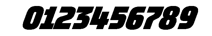 OddityVAR UltraCondensedExtraBlackItalic Instance Font OTHER CHARS